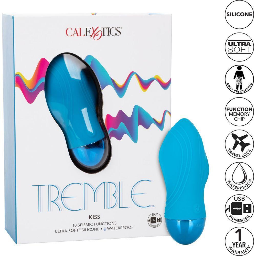 Calextics Tremble Kiss Clitoral G-Spot Vibrator - Dual Stimulation for Intense Pleasure - Model TK-1001 - Women's Vibrating Sex Toy - Pink - Adult Naughty Store