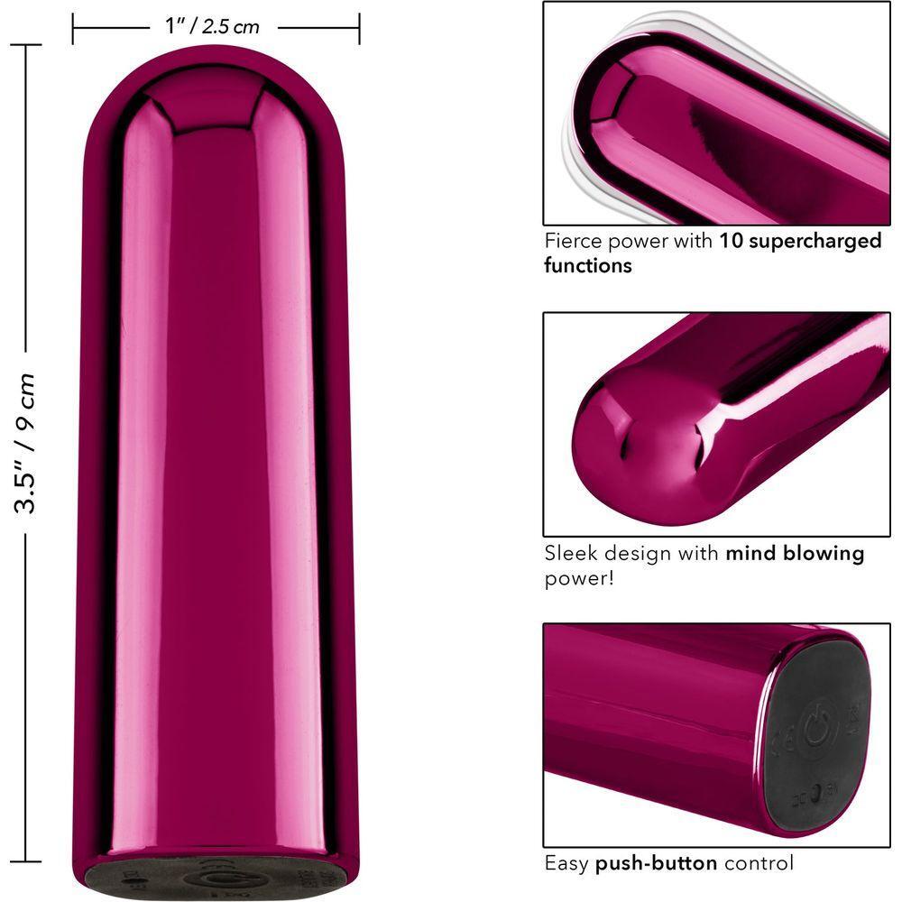 Calexotics Mini Glam Vibe G Spot Vibrator - Intense Pleasure for Women - Rose Gold - Adult Naughty Store