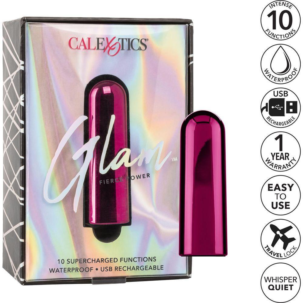 Calexotics Mini Glam Vibe G Spot Vibrator - Intense Pleasure for Women - Rose Gold - Adult Naughty Store