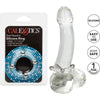 Introducing the CalExtics Steel Beaded Silicone Male Cock Ring - The Ultimate Pleasure Enhancer for Men! - Adult Naughty Store