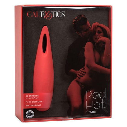 CalExotics Red Hot Spark Clitoral G Spot Vibrator - Intense Pleasure for Women - Model RHSV-001 - Red - Adult Naughty Store