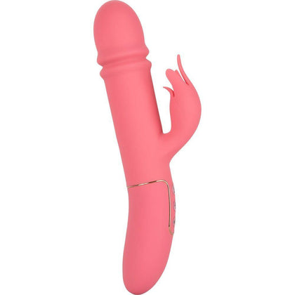 Calextics Shameless Tease Rabbit Clitoral G-Spot Vibrator - Model ST-850, Female Pleasure Toy, Dual Stimulation, 7 Functions, 4 Thrusting Actions, Intense Pleasure, Pink - Adult Naughty Store