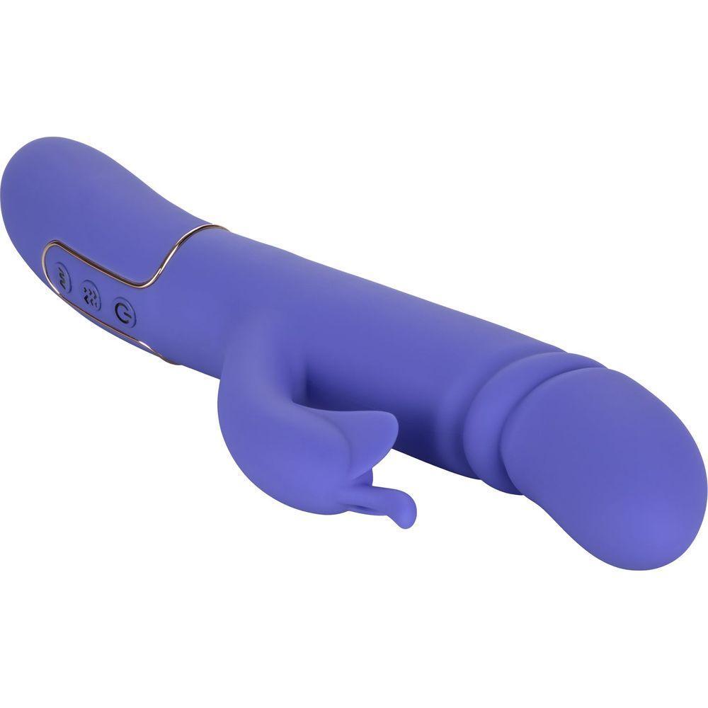 Calextics Shameless Seducer Rabbit Clitoral G-Spot Vibrator - Intense Pleasure for Her - Model X123 - Pink - Adult Naughty Store
