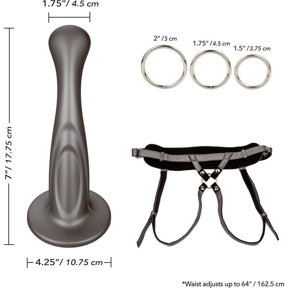 Introducing the Exquisite Pleasure Co. Her Royal Harness™: The Royal Sensual Set - Model RS-2021. A Luxurious Strap-On Dildo Harness and Sensual Probe Kit for Ultimate Satisfaction - Women's  - Adult Naughty Store