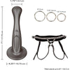 Introducing the Exquisite Pleasure Co. Her Royal Harness™: The Royal Sensual Set - Model RS-2021. A Luxurious Strap-On Dildo Harness and Sensual Probe Kit for Ultimate Satisfaction - Women's  - Adult Naughty Store