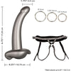 Introducing the CalExtics Her Royal Harness™: The Royal Ultra-Soft™ Set - A Sensational Strap-On Experience for Mutual Pleasure and Intimate Exploration (Model: ME2™) - Adult Naughty Store