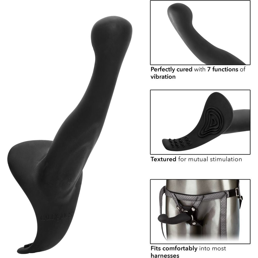 Introducing the Exquisite Pleasure Emporium: Her Royal Harness™ The Royal Vibrating Set - Regal Princess & Vibrating ME2™ Probe with Interchangeable Rings - For Mutual Stimulation - Sensual P - Adult Naughty Store