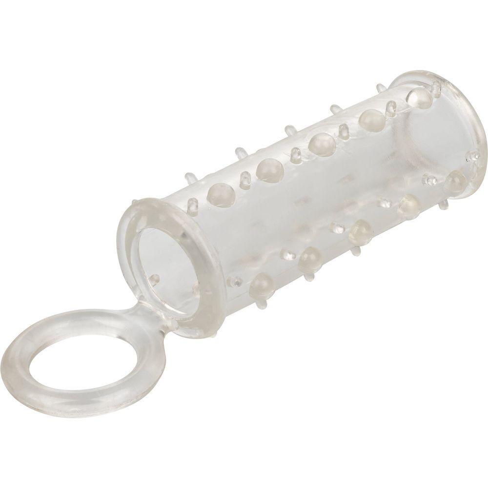 Introducing the Calextics Sensation Enhancer Penis Sleeve: A Sensually Beaded Pleasure Powerhouse for Enhanced Intimacy - Adult Naughty Store