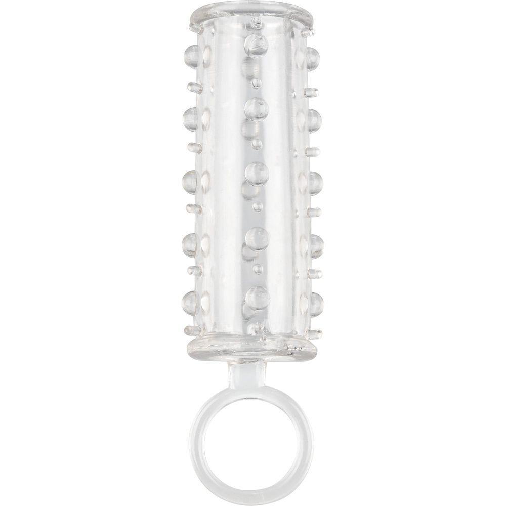 Introducing the Calextics Sensation Enhancer Penis Sleeve: A Sensually Beaded Pleasure Powerhouse for Enhanced Intimacy - Adult Naughty Store