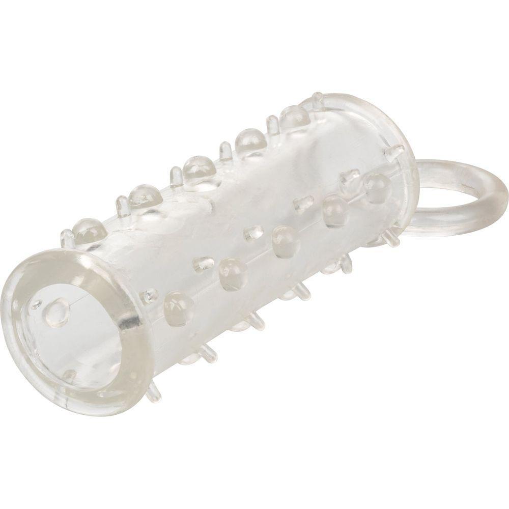 Introducing the Calextics Sensation Enhancer Penis Sleeve: A Sensually Beaded Pleasure Powerhouse for Enhanced Intimacy - Adult Naughty Store