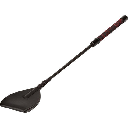 CalExotics Scandal Wide Tip Crop - Sensual Spanking Pleasure Toy for Submissive Partners - Black - Adult Naughty Store