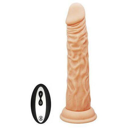 Femme Fun Turbo Shaft 2.0 Wireless Remote Control Vibrating Dildo - Realistic Silicone G-Spot Stimulation - Nude - Adult Naughty Store