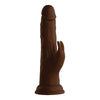 Femme Fun Turbo Rabbit 2.0 Silicone Vibrating Dildo - Dual Stimulation for Women - G-Spot and Clitoral Pleasure - Nude - Adult Naughty Store