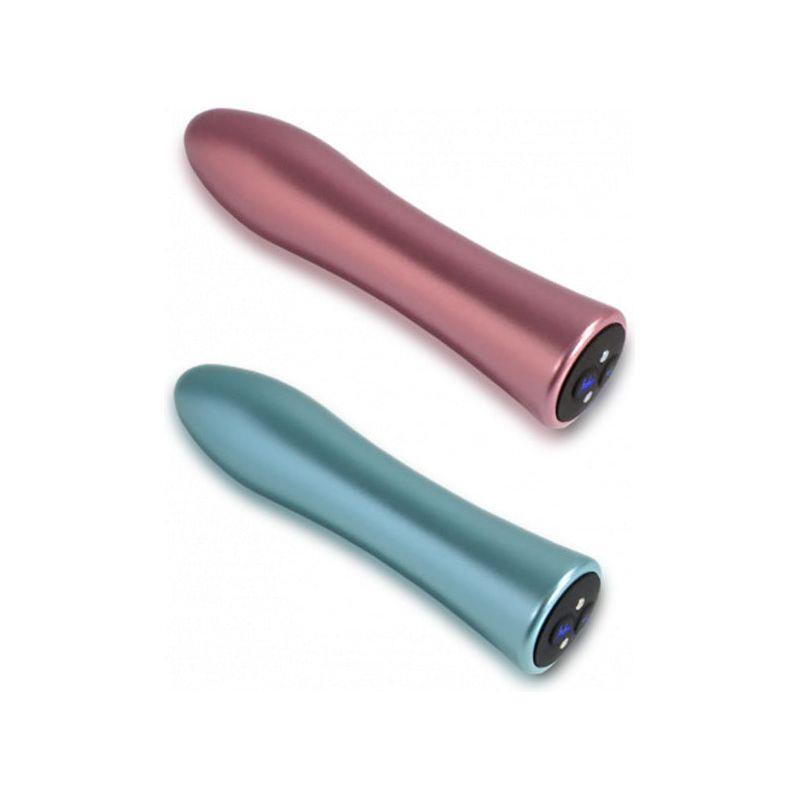 Femme Fun Bougie Bullet Clitoral Female Vibrator - Model 10, Silver - Adult Naughty Store