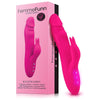 Femme Fun Booster Rabbit Clitoral Female Vibrator - Intense G-Spot Stimulation - Dual Motors - USB Rechargeable - 360-Degree Vortex Motion - 7 Vibration Modes - Pink - Adult Naughty Store
