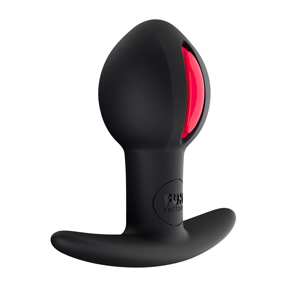 Fun Factory B Ball Uno Weighted Anal Butt Plug for Enhanced Pleasure - Black - Adult Naughty Store