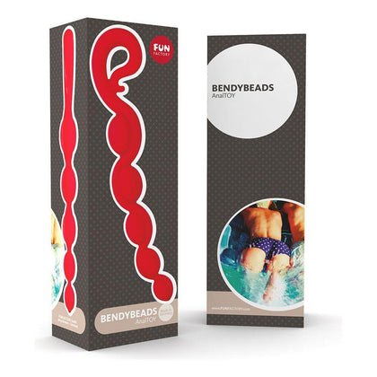 Fun Factory Bendy Anal Beads - Pleasure Pearls for Sensual Anal Stimulation - Model BENDYBEADS - Unisex - Intense Pleasure - Deep Blue - Adult Naughty Store
