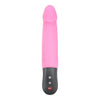 Fun Factory Slimstronic Real Vibrator - Hands-Free Thrusting Toy for Clitoral Stimulation - 7 Speeds & 3 Rhythms - Model: STRONIC REAL - Women's Pleasure - Deep Purple - Adult Naughty Store