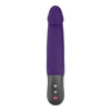 Fun Factory Slimstronic Real Vibrator - Hands-Free Thrusting Toy for Clitoral Stimulation - 7 Speeds & 3 Rhythms - Model: STRONIC REAL - Women's Pleasure - Deep Purple - Adult Naughty Store