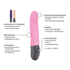 Fun Factory Slimstronic Real Vibrator - Hands-Free Thrusting Toy for Clitoral Stimulation - 7 Speeds & 3 Rhythms - Model: STRONIC REAL - Women's Pleasure - Deep Purple - Adult Naughty Store