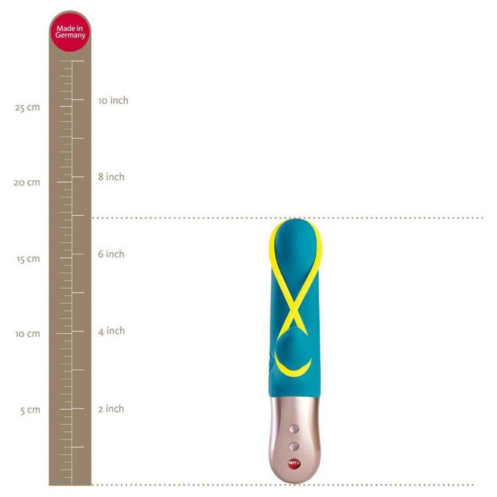 Fun Factory Amorino Rechargeable Mini Vibrator - Clitoral Stimulation - Neon Yellow - Adult Naughty Store