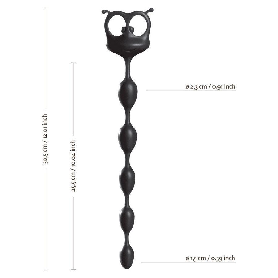 Introducing the Flexi Felix Anal Beads - A Sensational Silicone Pleasure Chain for All Genders, Designed for Anal Stimulation, Model FF-100, Available in Various Colors - Adult Naughty Store