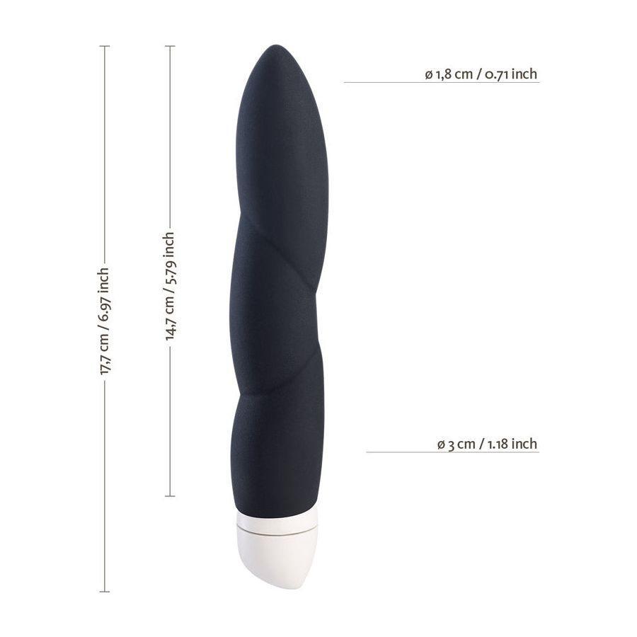 Fun Factory Jazzie Classic Vibrator - Powerful Slim Pleasure Toy for Women - Intensify Your Sensations with Curves and Vibrations - Elegant Design - German Craftsmanship - 7.0 inches, 1.2-inc - Adult Naughty Store