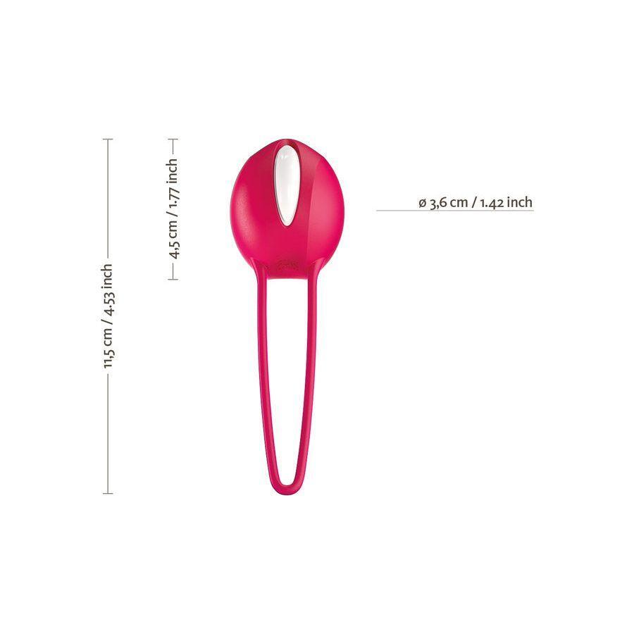 Fun Factory Smartball Uno Kegel Balls - Advanced Pelvic Floor Strengthening Device for Women - Internal Rotating Balls - Beginner-Friendly - Uterine Condition Support - Discreet and Comfortab - Adult Naughty Store