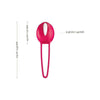 Fun Factory Smartball Uno Kegel Balls - Advanced Pelvic Floor Strengthening Device for Women - Internal Rotating Balls - Beginner-Friendly - Uterine Condition Support - Discreet and Comfortab - Adult Naughty Store
