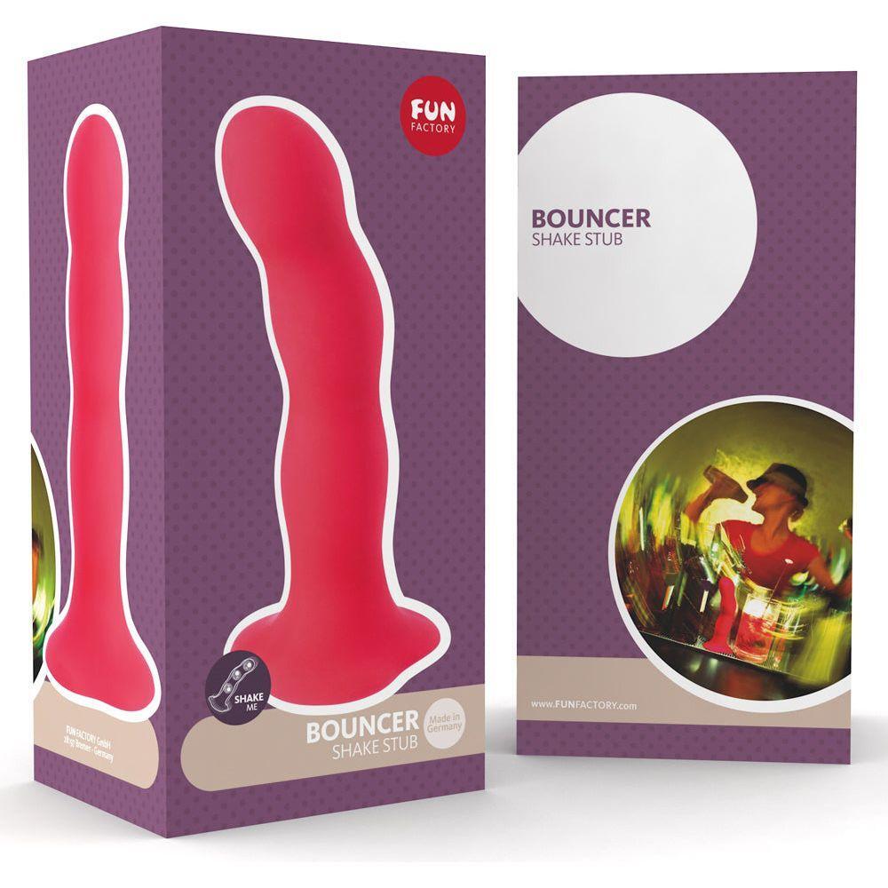 Fun Factor Bouncer Dildo - The Ultimate Pleasure Toy for G-Spot and Prostate Stimulation - Model FFBD-2021 - Unisex - Intense Vaginal and Anal Play - Deep Blue - Adult Naughty Store