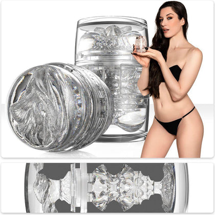 Fleshlight Quickshot Stoya Turbo Male Masturbator | Model: Stoya | For Men | SuperSkin | Enhanced Pleasure | Clear - Adult Naughty Store