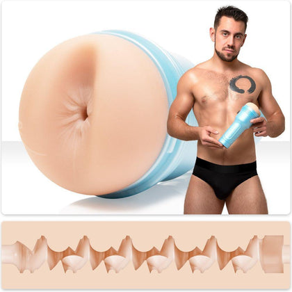 Fleshjack Boys Dante Colle Rugged Male Anal Masturbator 810476012823 for Men, Anal Pleasure, Light Flesh Tone - Adult Naughty Store