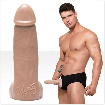 Fleshjack Boys Malik Delgaty Realistic Dildo (Model: 810476012854) for Men - Genital Pleasure - FleshTone - Adult Naughty Store
