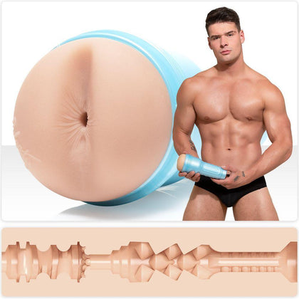 Fleshjack Boys Malik Delgaty Jackhammer Male Masturbator - Model No. 810476012847 for Men: Intense Pleasure FleshTone Malik Delgaty Butt - Adult Naughty Store