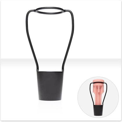 Experience Effortless Drying with the Fleshlight Stand Dry Drying Rack Model 810476019174 for Men, designed for Standard-Size Sleeves in a Stylish Aluminium Finish - Adult Naughty Store