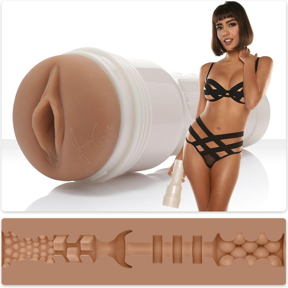 Fleshlight Girls Deluxe Male Masturbator Model 810476015831: Janice Griffith Eden Vaginal Stimulation Medium Flesh Tone - Adult Naughty Store