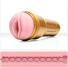 Fleshlight GO Stamina Training Unit - Lady - Fleshlight SuperSkin Lady Stamina Training Sleeve in Exclusive Gold Case (SKU: 810476019785) - Adult Naughty Store