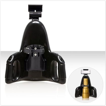 Introducing the MasterBateRite Deluxe Pleasure Automator for Masturbation Toys - Model X1 for Men - Genital Stimulation - Midnight Black - Adult Naughty Store