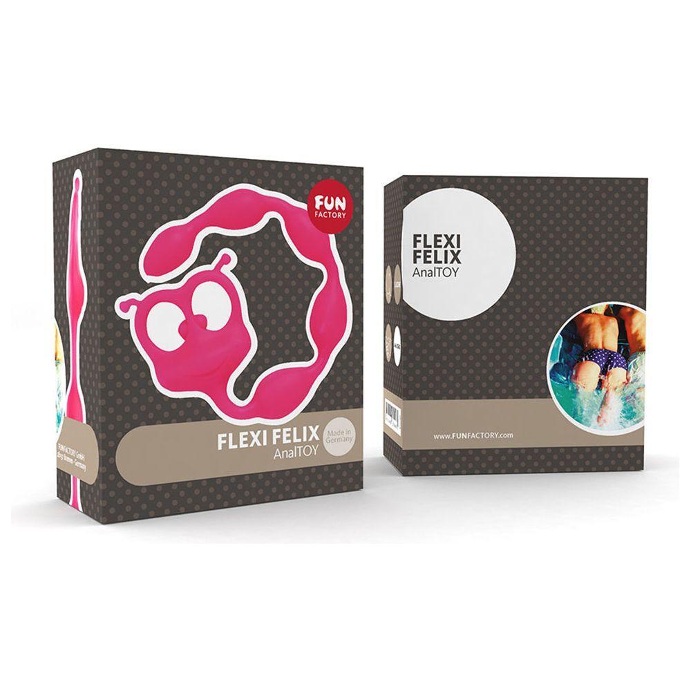 Introducing the Flexi Felix Anal Beads - A Sensational Silicone Pleasure Chain for All Genders, Designed for Anal Stimulation, Model FF-100, Available in Various Colors - Adult Naughty Store