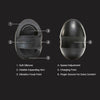 Hot Octopuss Pocket Pulse Male Masturbating Stroker - The Ultimate Lightweight Waterproof Vibrating Stroker for Intense Pleasure - Model PULSE-2021 - Designed for Men - Stimulates the Penis - - Adult Naughty Store