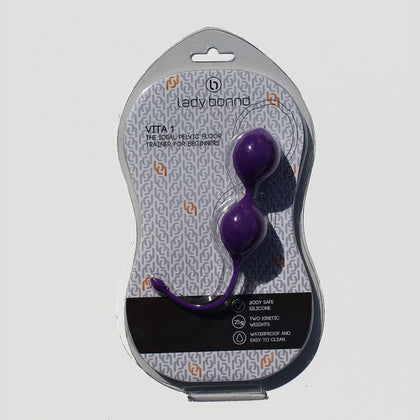Lady Bonnd Vita Kegel Balls Ben Wa - Premium Silicone Kegel Exercisers for Women - Model VK-1001 - Enhance Muscle Control and Pleasure - Pink - Adult Naughty Store