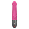 Fun Factory Mr Boss Realistic Dong Vibrating Dildo - Powerful Battery-Operated Pleasure for Intense Satisfaction - Model MB-500 - Unisex - G-Spot and P-Spot Stimulation - Sultry Black - Adult Naughty Store