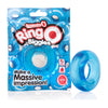 Experience intense pleasure with Blue Ring O Biggies Colossal Cock Ring (Model: 817483012747) for Men - A Super-Stretchy Reusable Design for Penile Stimulation in a Bold Blue hue. - Adult Naughty Store