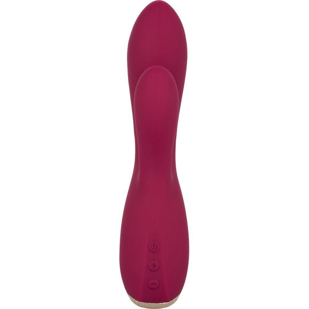 Cabernet Dual Massager Vibrator - Uncorked Series - Model CXT-2001 - For Women - Full-Body Stimulation - Deep Red - Adult Naughty Store
