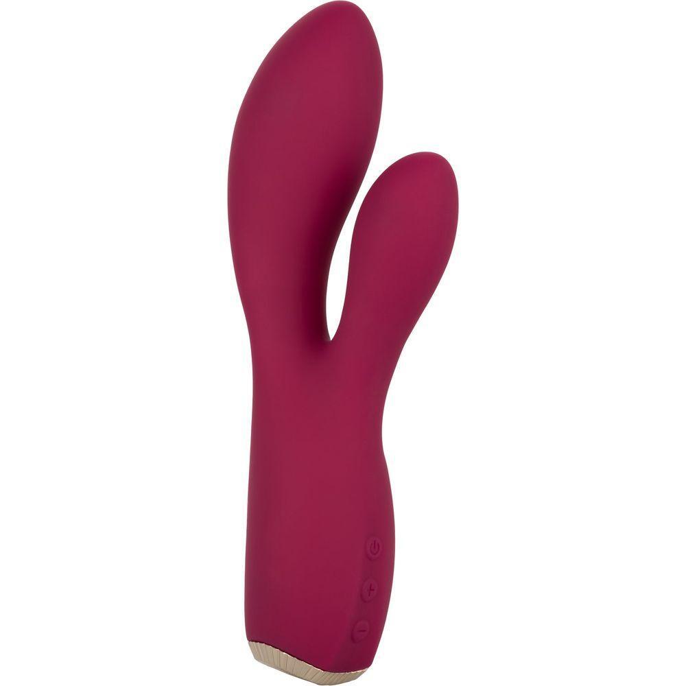 Cabernet Dual Massager Vibrator - Uncorked Series - Model CXT-2001 - For Women - Full-Body Stimulation - Deep Red - Adult Naughty Store