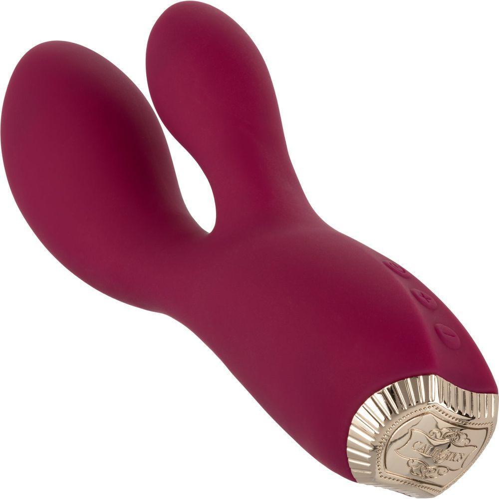 Cabernet Dual Massager Vibrator - Uncorked Series - Model CXT-2001 - For Women - Full-Body Stimulation - Deep Red - Adult Naughty Store
