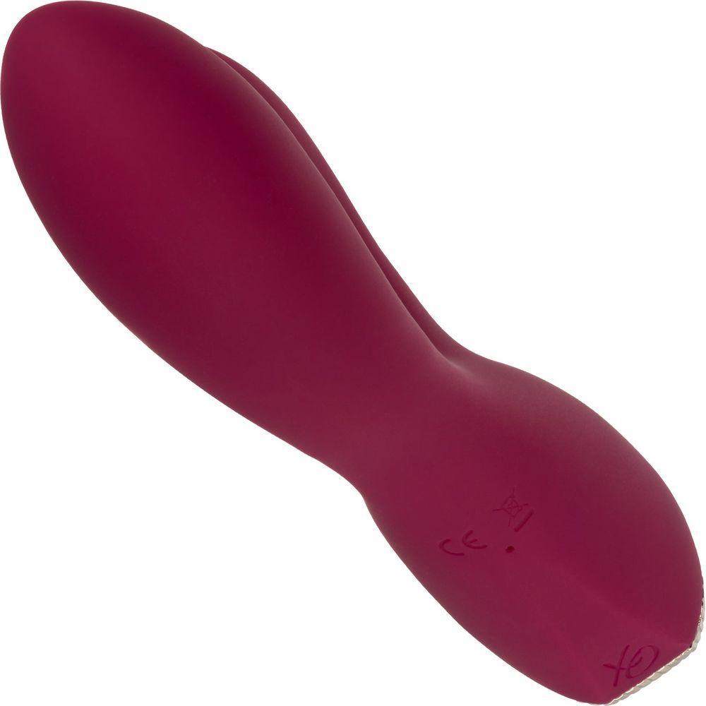 Cabernet Dual Massager Vibrator - Uncorked Series - Model CXT-2001 - For Women - Full-Body Stimulation - Deep Red - Adult Naughty Store