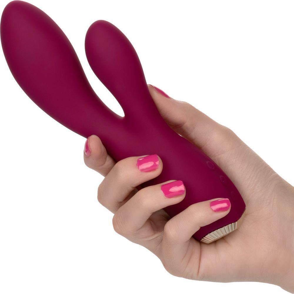 Cabernet Dual Massager Vibrator - Uncorked Series - Model CXT-2001 - For Women - Full-Body Stimulation - Deep Red - Adult Naughty Store