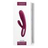 SVAKOM Adonis Ribbed Clitoris Massager Vibrator - Model AD-36R, Plum Red - Adult Naughty Store