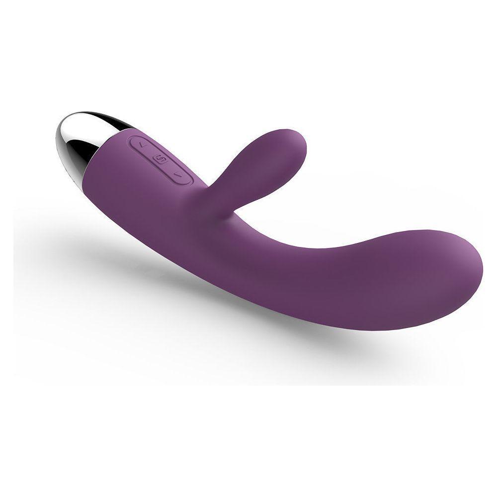 Svakom Alice Violet Dual Motor Rabbit Vibrator for G-Spot and Clitoral Stimulation - Model AL-430, Women's Pleasure Toy - Adult Naughty Store